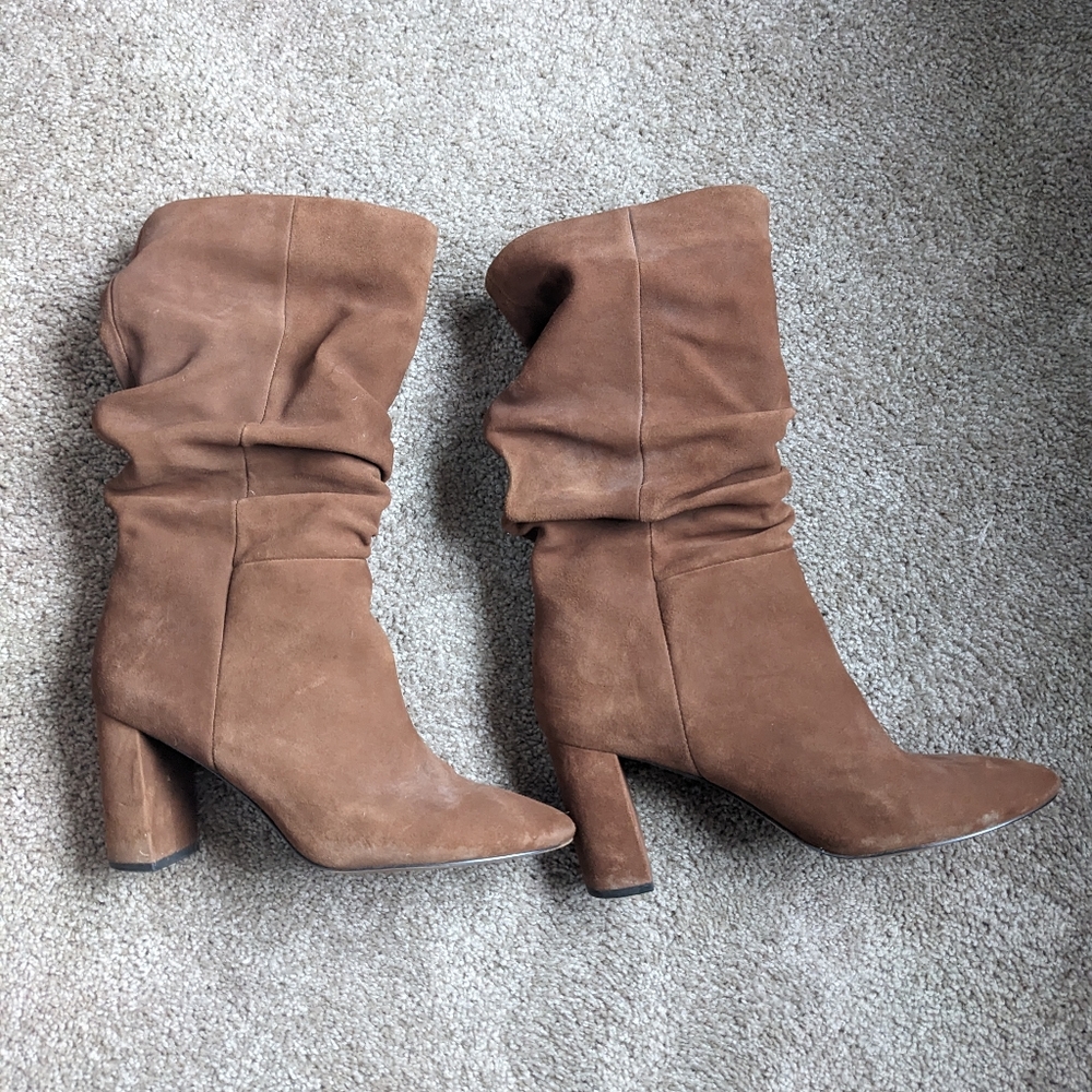 Banana Republic slouchy brown boots